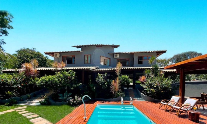 Arraial d'Ajuda House | Casa com Piscina em Arraial D'ajuda a 120 Metros da Praia