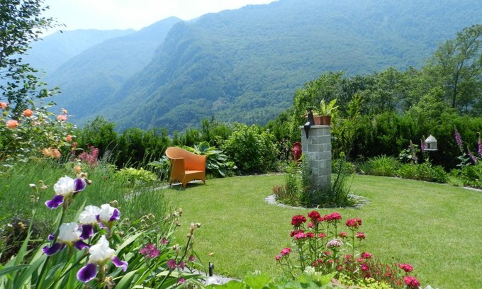Aurigeno Apartment | CASA ALLA CASCATA House by the Waterfall and Garden of Senses