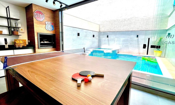 Caraguatatuba Condo | Casa Cond 500 mt BEACH/Pool/Hydro/Snooker/Ping Pong