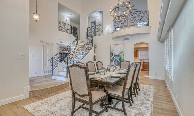 El Paso House | Casa Del Sol: Elegant Spanish-style Modern Home in Upscale Westside of El Paso