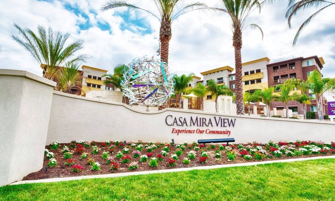 Mira Mesa Apartment | Casa Mira View: Charming 1-BR Apt in Mira Mesa, San Diego with AC & Fitness Room