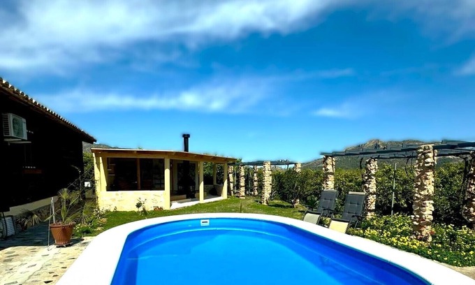 Palma de Gandia House | CASA ROSA - Relax oasis with private pool-A/C-garden-sauna-Wifi-BBQ-2 bedrooms