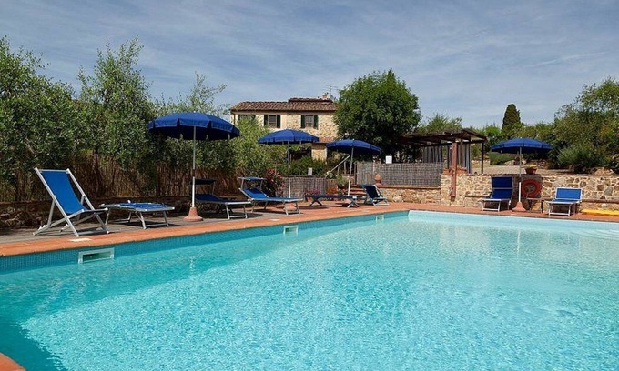 Barberino Tavarnelle House | Casa Sparviero A: A characteristic and welcoming two-story apartment that covers the entire top floor of a villa surrounded by meadows and by green hills, with Free WI-FI.