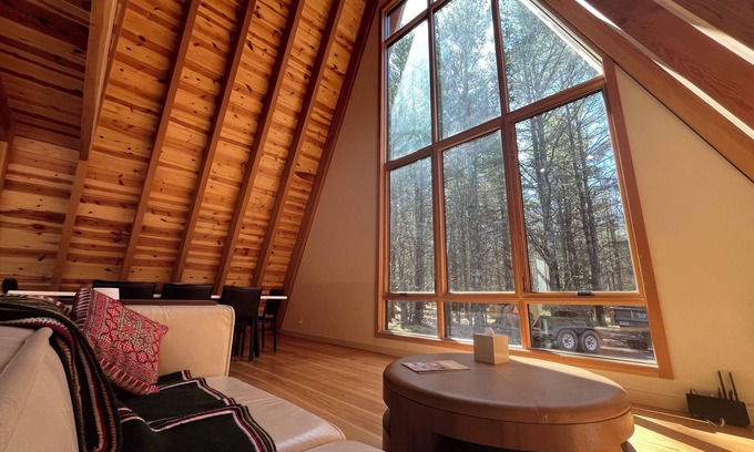 Prattsville Ski Chalet | Catskills Cozy Hollow - Luxurious secluded A-frame in peaceful forest.