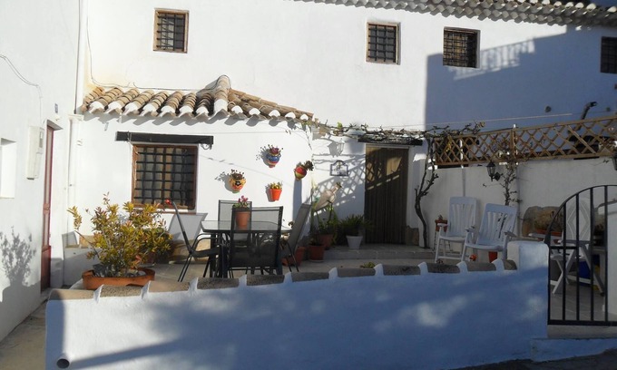 La Alqueria House | Cave House with a spectacular view of the village and across to Sagra