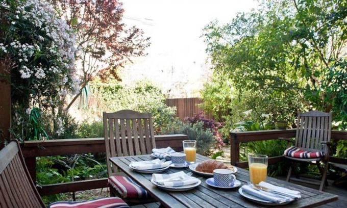 Castro District Apartment | Central Castro 2BR w/Private Deck, Garden and Laundry- NO STAIRS!