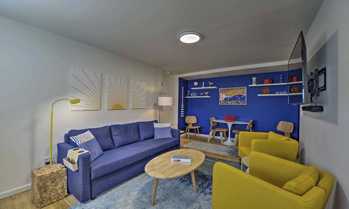 Asbury Park Condo | Central & Contemporary NJ Condo: Steps to Shore!