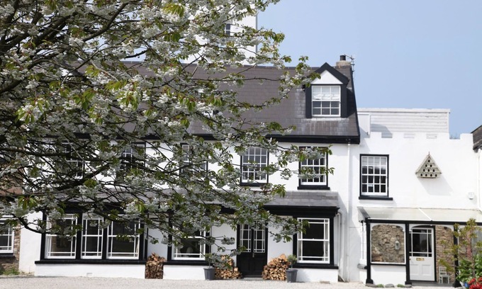 Westleigh House | Central part of 15th Century Manor House w/Beach Access, Private pool and Tower