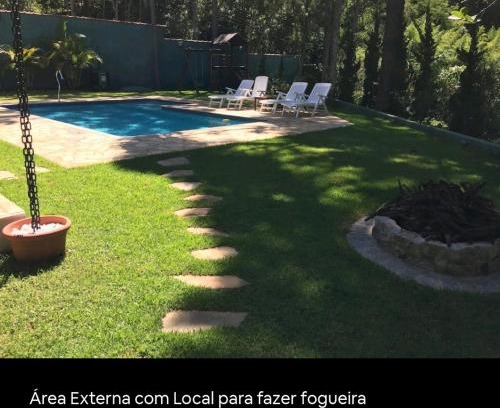 Morro Grande House | Chacara com Piscina Aquecida