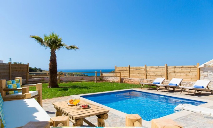 Rethymno Villa | Chainteris Villa II, with 20m² Pool & Vast Views