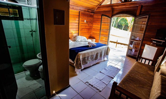 Eldorado Bed & Breakfast | Chalé Duplo Luxo - Chalé no meio da Mata Atlântica