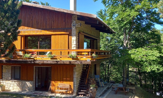 Mont Serein Ski Chalet | Chalet 100 m2 on two levels with fireplace and bay windows
