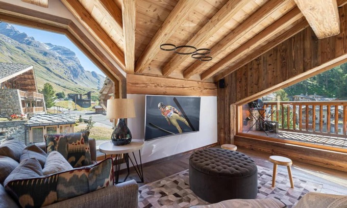 Le Fornet Ski Chalet | Chalet, 100m from ski slopes, sauna, hammam, terrace, fireplace or stove, parking, tv, ski locker