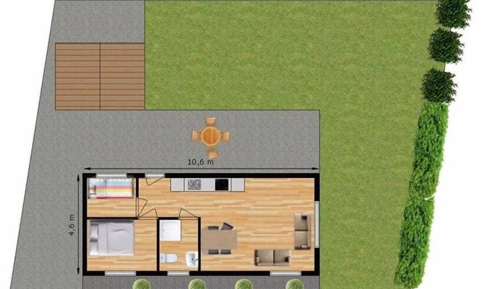 Sint-Annaland Resort | Chalet 130 - Two Bedroom Resort, Sleeps 4
