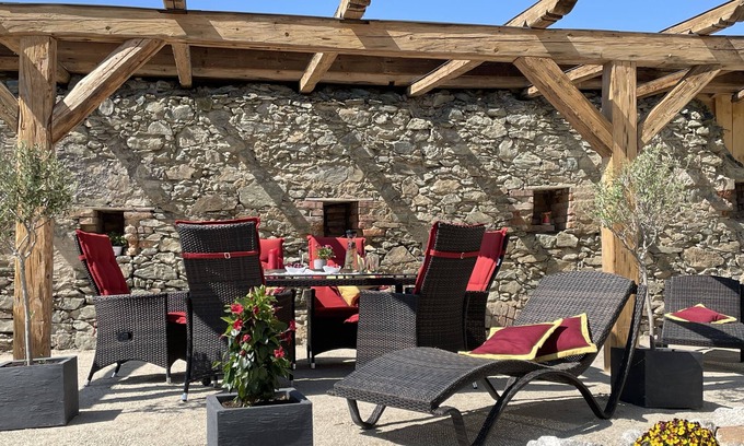 Feilitzsch Condo | Chalet apartment "Sonnenidyll", 51 sqm & wellness/fitness/sauna - Bergrödelhof