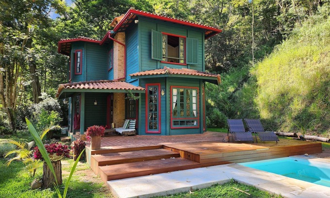 Itaipava House | Chalet Cantagalo, charm and romance, swimming pool