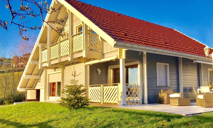 Gerardmer Ski Chalet | Chalet Le Flocon Bleu * 9 pers Mauselaine Lake view Ski Sauna Gérardmer