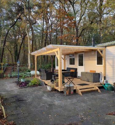 Vledder House | Chalet met veranda aan bosrand