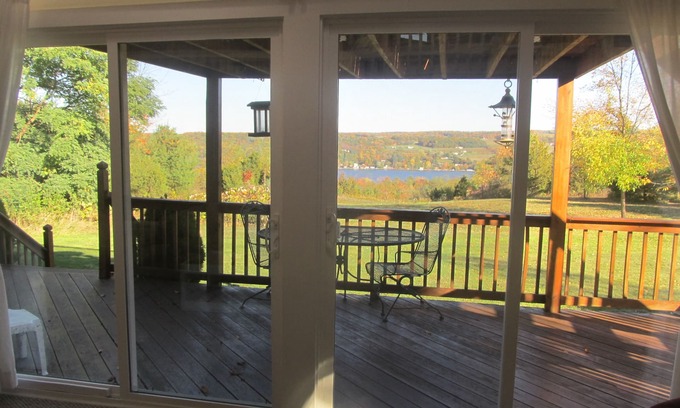 Town of Jerusalem Ski Chalet | Chalet overlooking Keuka Lake in the heart of Wine Country