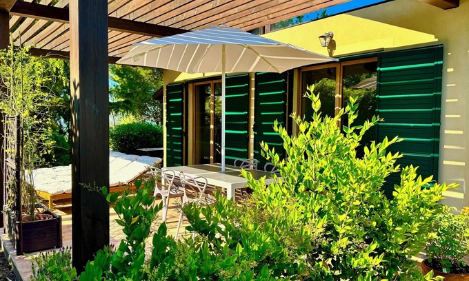 Misano Monte Ski Chalet | ChaletSoleLuna sea view, Italian Villa, Riccione Misano, Pet Friendly!