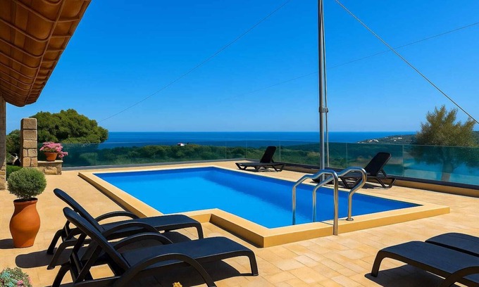 Polemarchi House | Chania Serenity Villa - Unbeatable Oceanic Views