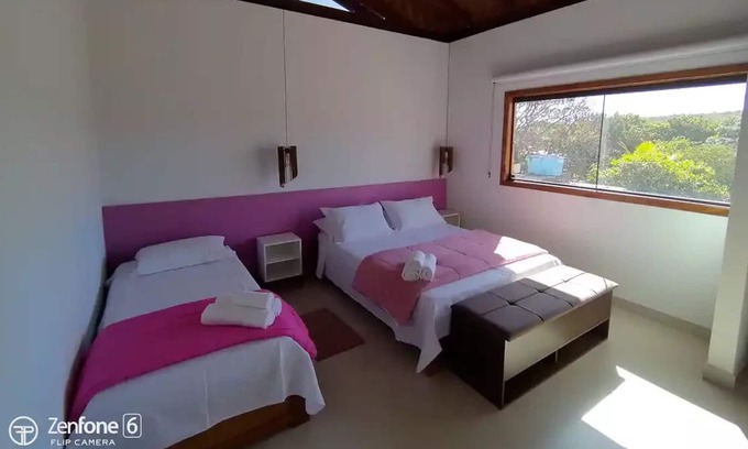Sao Jorge Apartment | Chapada dos Veadeiros-tronco do Ipê-suíte Rosa - 4 Pessoas
