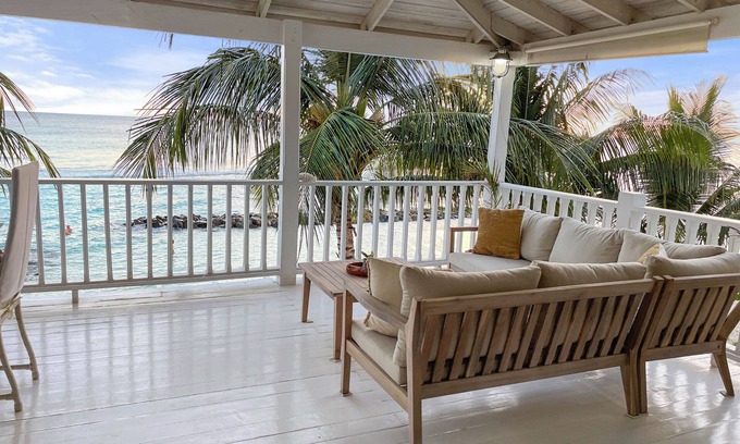 Hastings Villa | Charleston Beach House, Barbados. Ocean View, Private Access To Beach
