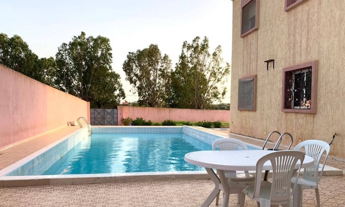 Safi Villa | Charmante Villa Avec Piscine À6min de la Plage