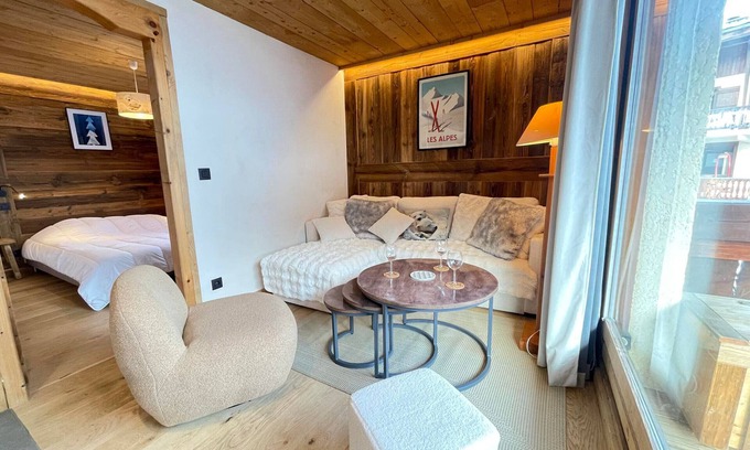 Notre-Dame-de-Bellecombe Apartment | Charming apartment at the foot of the slopes with WIFI in Notre-Dame-de-Bellecombe