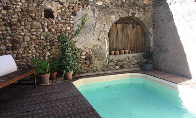 Saint-Andre-de-Sangonis House | Charming air-conditioned town house near St Guilhem le Désert