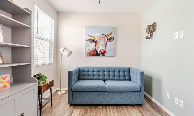 Lake Elsinore Apartment | Charming 1-bedroom apart with Sofa Bed in living room in Lake Elsinoire with AC