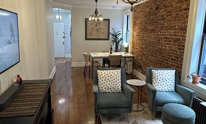 Manhattan Valley Condo | Charming 1-bedroom walkup condo in UWS New York with WiFi, AC, & chef's kitchen.