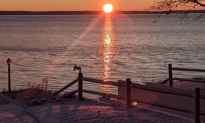 Herron Cabin | Charming 2-bedroom cabin sits on 2.5 acres on Hubbard Lake.