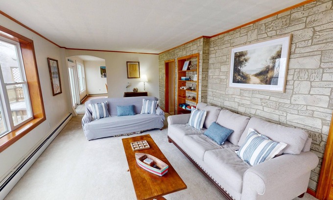 Searsport House | Charming 3-bedroomOcean Front Home In-Town with wifi