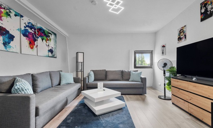 Ruhrort Apartment | Charming 3-room apartment - ideal for large groups (up to 12 people)