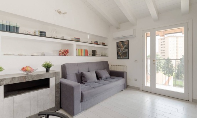 Isola del Bosco - Delle Corti Apartment | Charming 40 sqm apartment, ideal for up to 2 people, located on the fourth floor of a building with an elevator (NOT accessible to disabled guests).The property is located in Sesto San Giovanni, a residential neighborhood with plenty of amenities. The Se