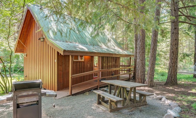 Trout Lake Cabin | Charming and Cozy A-Frame Cabin Near Mt. Adams
