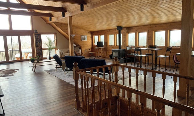 Lancaster House | Charming barn loft - all amenities on 60 acre farm in the White Mountains of NH