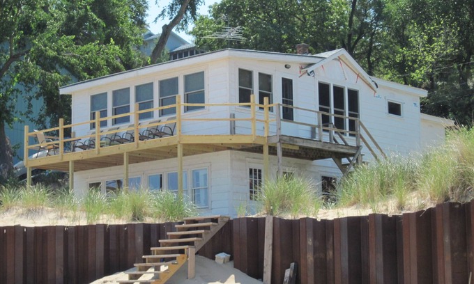 Porter Beach Cottage | Charming Beach Front Cottages at Duneland Rentals.