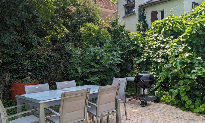 La Roche-Morey Cottage | Charming Cottage with Fireplace, Terrace, and Parking