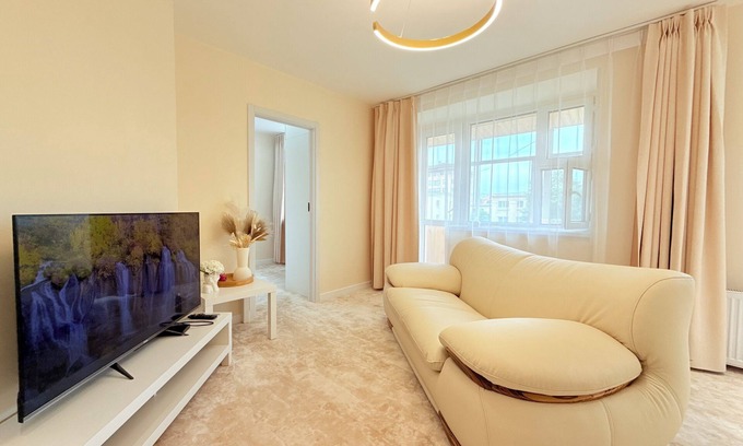 Bayangol Apartment | Charming Downtown 2-bedroom apart in delightful Ulaanbaatar with WiFi, AC