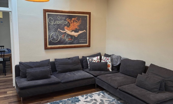 Decorah Apartment | Charming Downtown Apartment with Bluff Views in Historic Decorah.