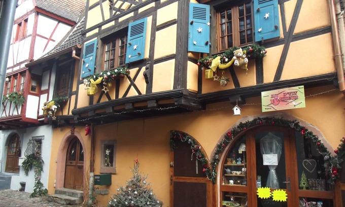 Eguisheim Apartment | Charming flat in heart of bulwarks. Polychromatic wooden ceiling