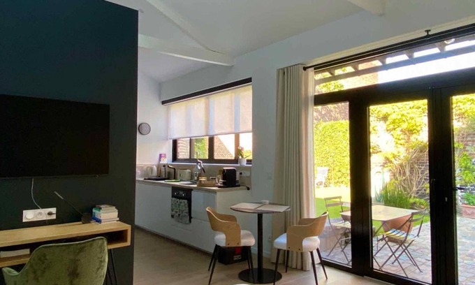 Saint-Andre-lez-Lille Apartment | Charming Studio w/Private Garden, Near Lille & Transport