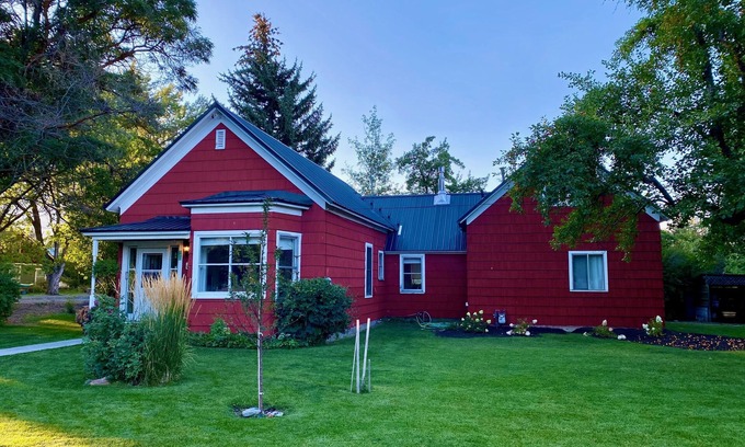 Bellevue House | Charming Grandma Chic home in the Wood River Valley steps from the bike path