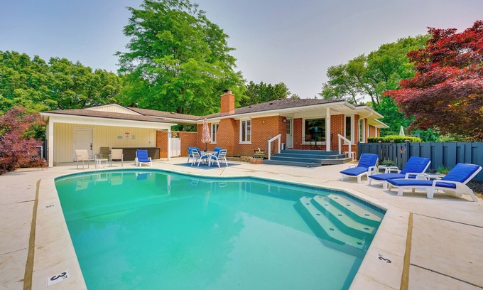 Whittaker House | Charming Home w/Pool + Deck ~ 9 Mi to UMich!