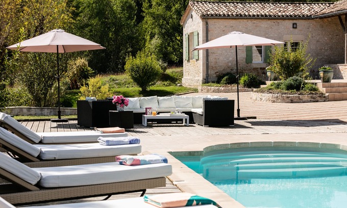 Monflanquin House | Charming house with swimming pool and jacuzzi