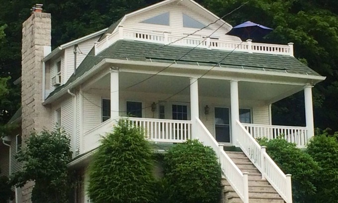 Shawanese House | Charming Lake House Cottage with beach access and lake view