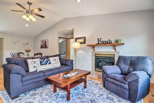 Mills River House | Charming Mills River Home with Porch and Yard!