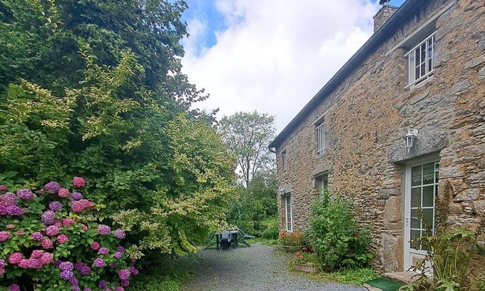 Gratot Cottage | Charming Stone House with Enclosed Garden, Near Beaches, Pet-Friendly, WiFi, and Optional Services